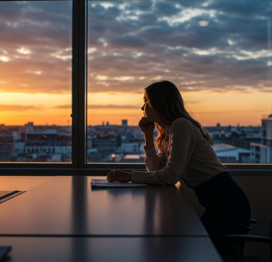 Dawn O'Brien reflecting on her journey from single mom to financial independence